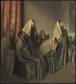 Juifs deuil dans une synagogue par Sir William Rothenstein juif